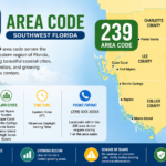 239 area code map and phone coverage area in Southwest Florida